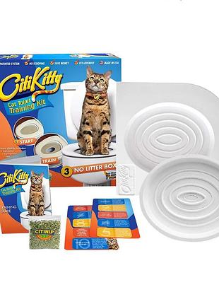 Система приучення котів до унітазу citi kitty cat toilet training 8631 hp 001