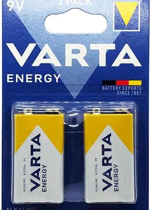 Батарейка типа крона 9v varta energy