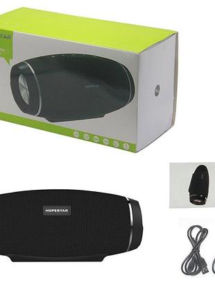 Портативная беспроводная колонка hopestar h-27 — компактная bluetooth-акустика с мощным звучанием для путешествий и отдыха