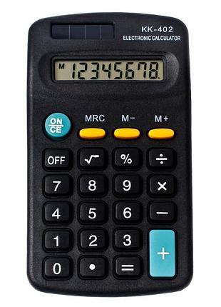Электронный калькулятор kk-402 с базовыми функциями для быстрых вычислений