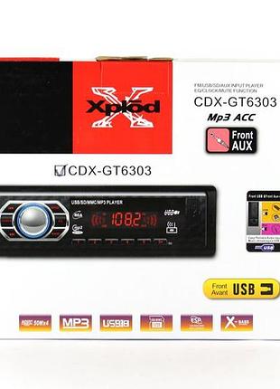 Автомагнітола jsd 303bt/2810 iso mp3 з usb та aux входом, bluetooth