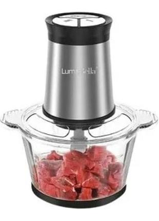 Кухонный измельчитель lumabella lb-56011, 800 вт, стеклянная чаша 3 л