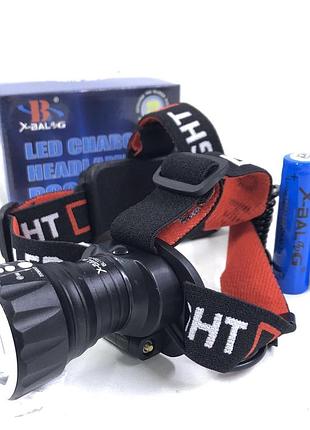 Універсальний налобний ліхтар bailong police bl t20 p90 — потужне надійне освітлення для будь-яких умов