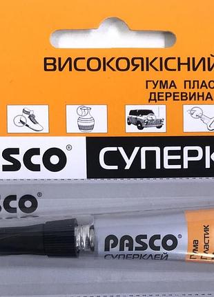 Супер-клей pasco c-041 для всіх матеріалів, 3 г