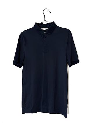 Темно-синя футболка поло marks&amp;spencer autograph