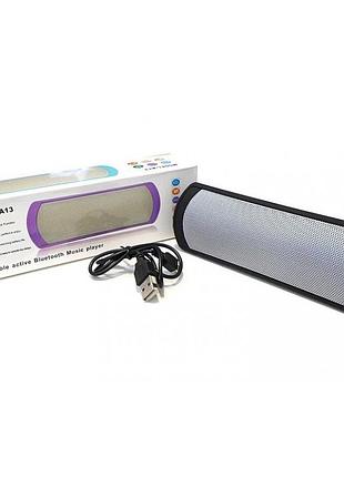 Портативна колонка a-13 з usb, sd, bluetooth та fm-радіо — компактна переносна бездротова акустика