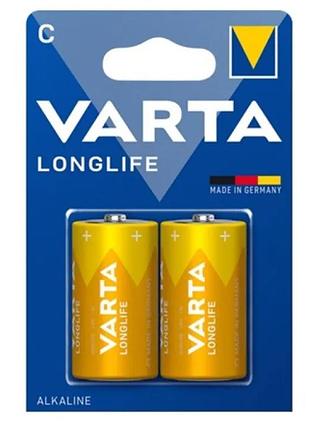 Батарейка varta longlife lr14 типоразмер c