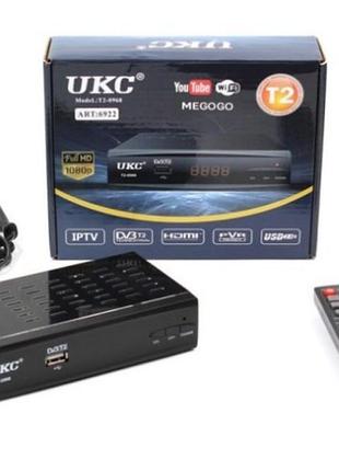 Тв-ресивер dvb-t2 0968 с wi-fi и металлическим корпусом