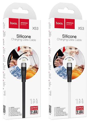 Usb-кабель hoco x53 с силиконовым покрытием для iphone — прочный кабель для зарядки и синхронизации