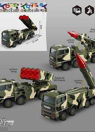 Мощная военная техника 706-21 (200) – 4 вида с инерционным механизмом в комплекте