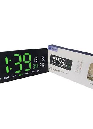 Цифровий настінний годинник jh 3604 / wl-1205 з великим led-дисплеєм