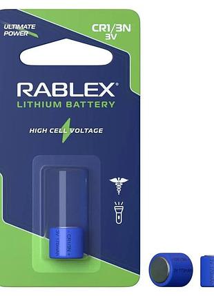 Литиевая батарейка rablex cr1-3n 3v повышенного напряжения для устройств длительной работы
