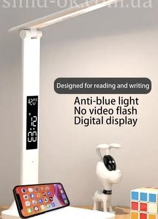 Уникальная настольная led-лампа с цифровыми часами и антибликовым экраном — энергоэффективная led-подсветка для рабочего стола