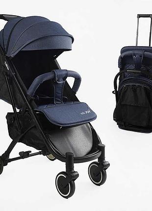 Прогулянковий візок для дітей "joy" vittoria 83270 у кольорі джинс