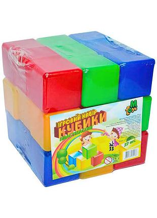 Яркие обучающие кубики "m toys" – 27 штук