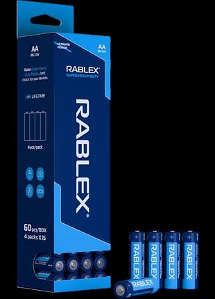 Батарейка rablex r3 aaa super heavy duty солевая высокой мощности