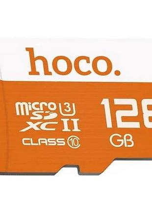 Карта пам'яті hoco 128 гб class 10 високошвидкісна для запису та зберігання даних