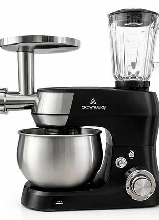 Мощный тестомес crownberg cb-3409 2600 вт для профессионального использования — промышленный миксер для замешивания теста