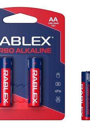 Батарейки rablex lr6/aa turbo (2 шт) - ваш надежный энергетический партнер