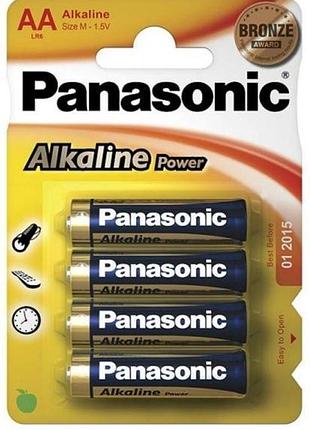 Алкалиновые батарейки panasonic aa/lr6