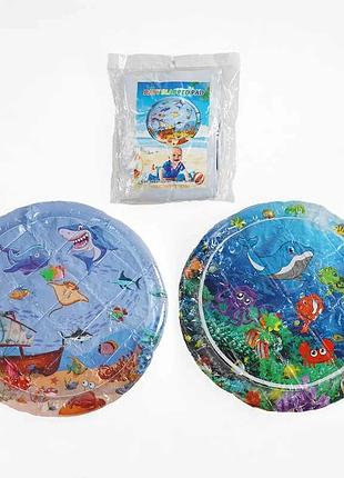 Детский игровой коврик c 68928 с морскими рисунками двух видов