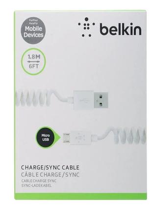 Кабель belkin usb 2 м для micro usb и iphone 4/5 — зарядка и синхронизация