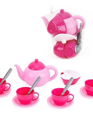 Дитячий кухонний набір 7174 для чаювання з посудом technok toys