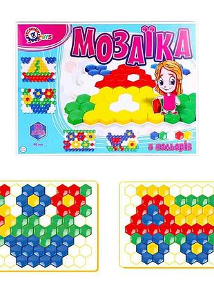 Мозаїка для дітей "фантазія" з 120 елементами від technok toys