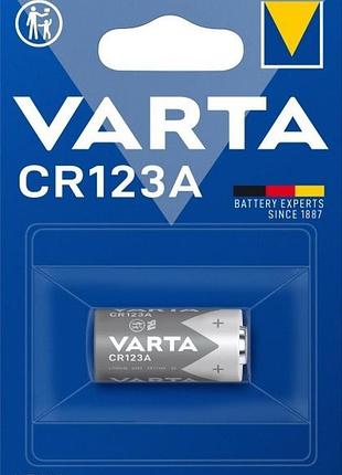 Мощная литиевая батарейка cr123a 3v