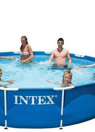 Каркасный бассейн intex 28212 np с фильтром и насосом