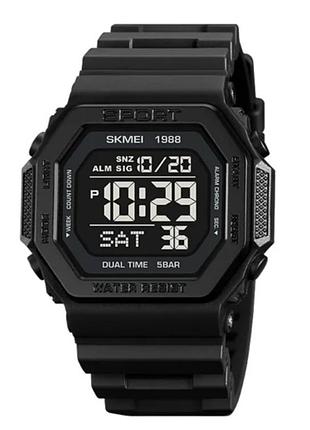 Стильные спортивные часы skmei 1988bk