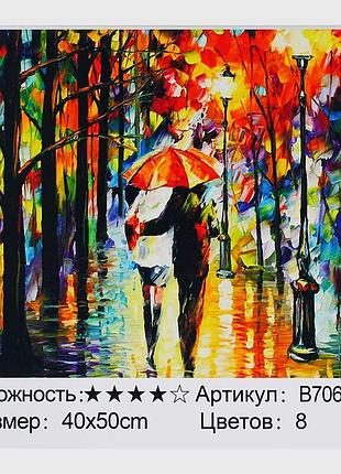 Творчий набір 2в1: картина за номерами та алмазна мозаїка "побачення" від tk group, 40х50 см