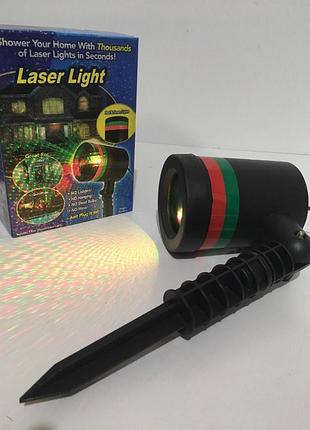 Светодиодный лазерный проектор для праздников laser shower light 908/8001/4051/2597 — яркий декоративный эффект для вечеринок и