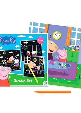 Набор детских гравюр peppa pig 200186 для творчества и развития