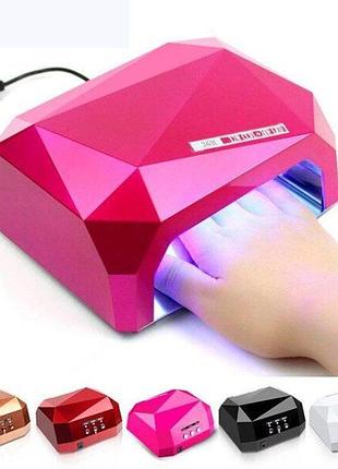 Професійна сушарка для нігтів beauty nail ccf+led 3694 з багатофункціональним світлодіодним підсвічуванням для манікюру