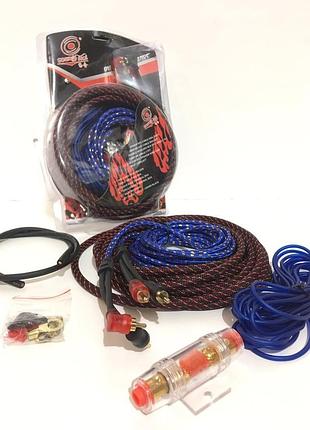 Комплект качественных проводов для подключения сабвуфера kit bl 361/5600 — аудио кабели для авто и домашней акустики