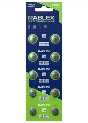 Батарейка rablex buttin cell ag9 для часов и электроники, миниатюрная таблеточная