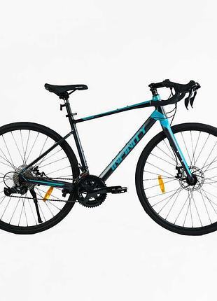Гравийный велосипед corso "infinity" fn-28420 с алюминиевой рамой 19 дюймов и shimano sora