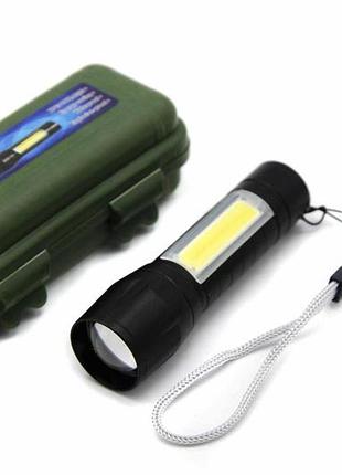 Профессиональный аккумуляторный фонар police bl-511 с зарядкой microusb