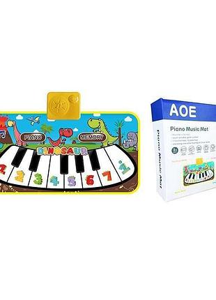 Интерактивный музыкальный коврик "piano music mat" для творческих малышей