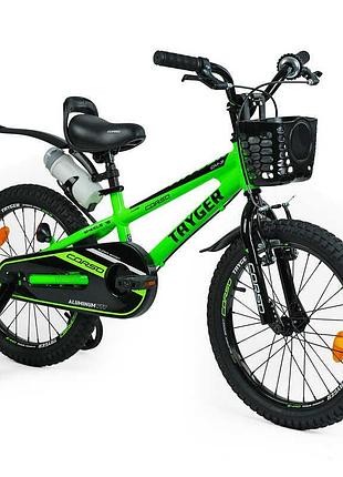 Детский велосипед corso 18" tg-14763 "tayger" с алюминиевой рамой