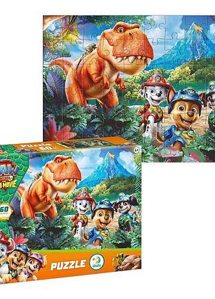 Детский пазл paw patrol dino movie 200801 с 60 яркими деталями