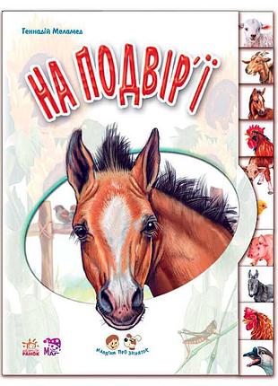 Книга для малышей м322018у на дворе с натуралистическими иллюстрациями и стихами о животных