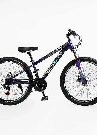 Спортивний велосипед corso 26" дюймів «global» gl-26105 - стиль та продуктивність
