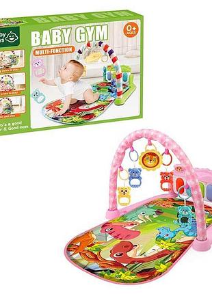 Розвивальний килимок "baby toys" з мелодіями та підсвічуванням