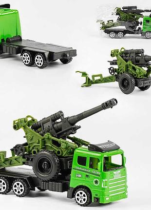 Военный тягач mr 130 с инерционным механизмом и гаубицей