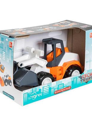 Автоэкскаватор "tech truck" от "tigres" - 2 модели в коробке