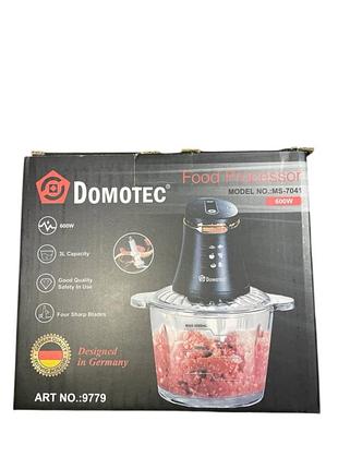 Блендер domotec ms 7041/9779 з великим стаканом 3 л для подрібнення інгредієнтів