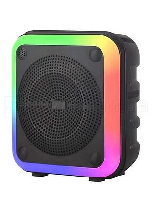 Мощная bluetooth-колонка ndr-w12 600w с 12-дюймовым динамиком, проводным микрофоном и rgb-подсветкой для вечеринок и мероприятий