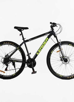 Велосипед спортивний corso leader 29 дюймів lr-55620 з міцною рамою